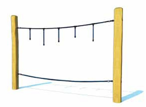 2.2.1.1 Balanceerkoord met hangtouw PW