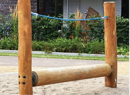 2.1.1 Balanceerbalk draaibaar met vasthoudtouw PW